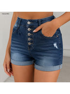 Buttlift Denim Shorts Blue (Pack of 2) SKU-114