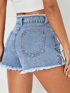 Buttlift Denim Shorts Blue (Pack of 2) SKU-111