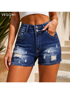 Buttlift Denim Shorts Blue (Pack of 2) SKU-121