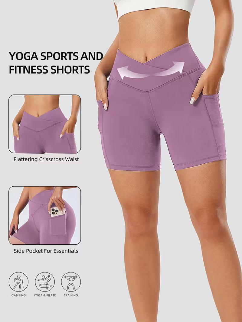 Buttlift Women athleisure shorts (Pack of 3) SKU-1033