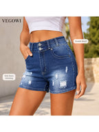 Buttlift Denim Shorts Blue (Pack of 2) SKU-118