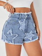 Buttlift Denim Shorts Blue (Pack of 2) SKU-111