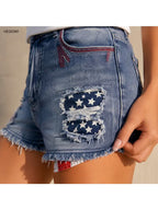 Buttlift Denim Shorts Blue (Pack of 2) SKU-123