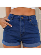 Buttlift Denim Shorts Blue (Pack of 2) SKU-113