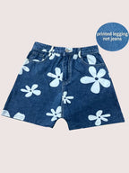 Buttlift Denim Shorts Blue (Pack of 2) SKU-109