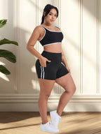 Buttlift Women athleisure shorts (Pack of 3) SKU-1030