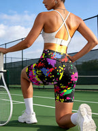 Buttlift Women athleisure shorts (Pack of 3) SKU-1019