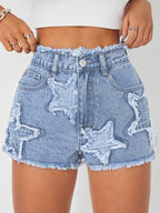 Buttlift Denim Shorts Blue (Pack of 2) SKU-111