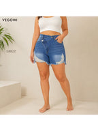 Buttlift Denim Shorts Blue (Pack of 2) SKU-120