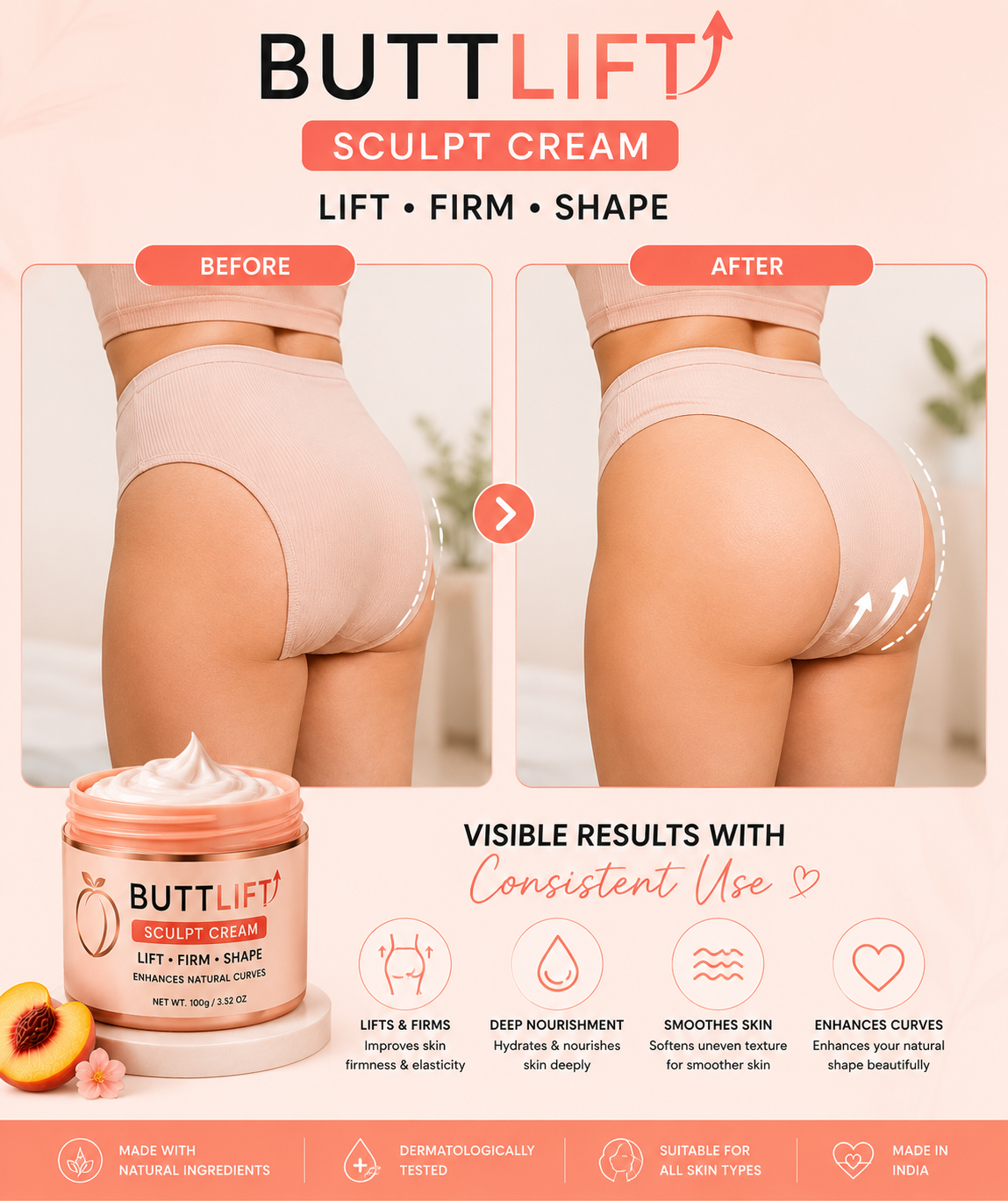 BUTTLIFT Sculpt Cream