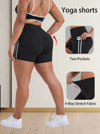 Buttlift Women athleisure shorts (Pack of 3) SKU-1030