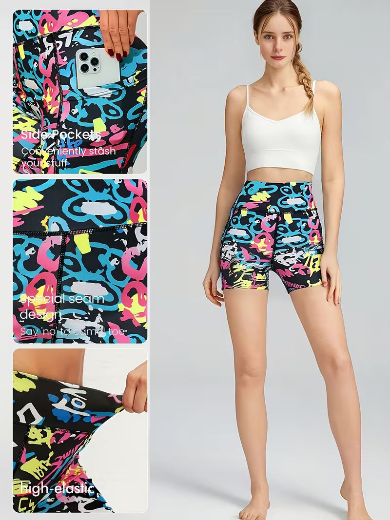 Buttlift Women athleisure shorts (Pack of 3) SKU-1024