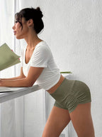 Buttlift Women athleisure shorts (Pack of 3) SKU-1028