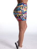 Buttlift Women athleisure shorts (Pack of 3) SKU-1027