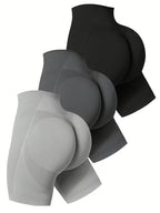 Buttlift Women athleisure shorts (Pack of 3) SKU-1003