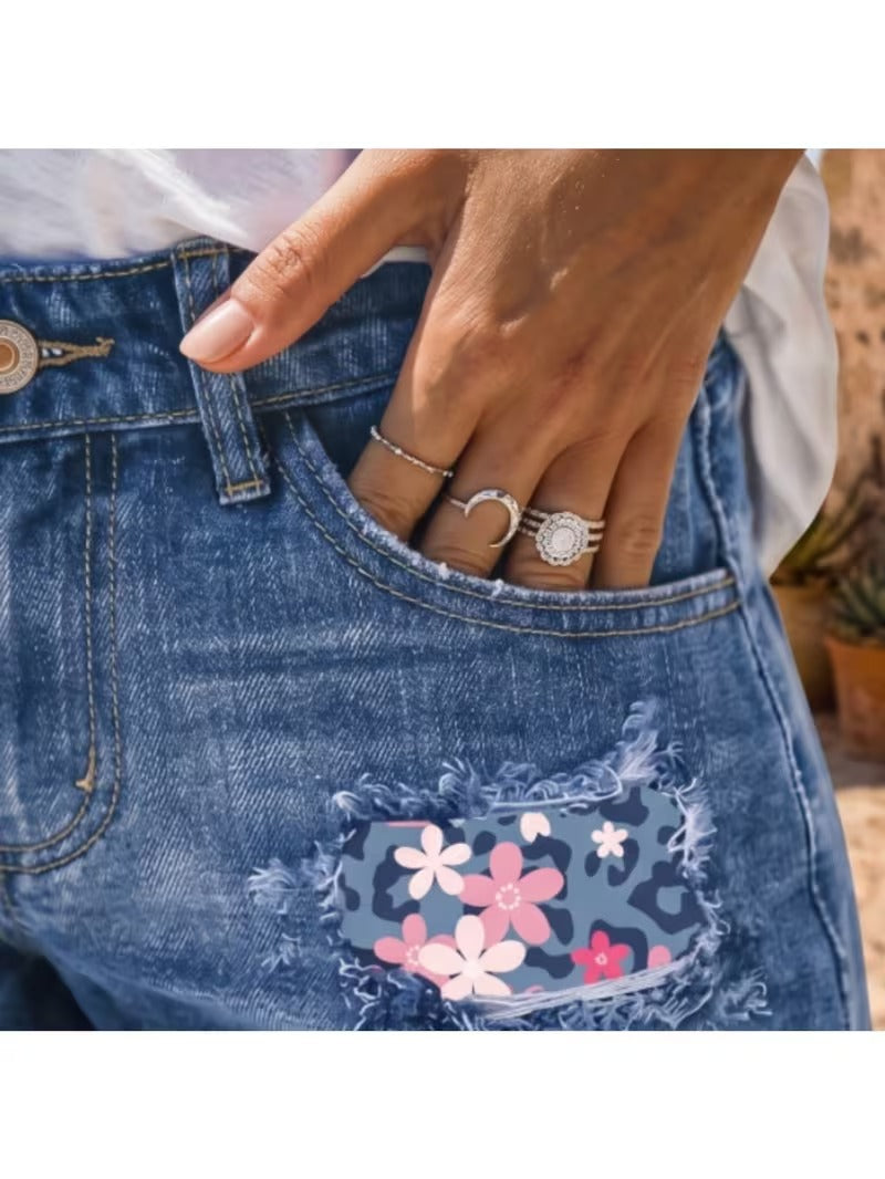 Buttlift Denim Shorts Blue (Pack of 2) SKU-101