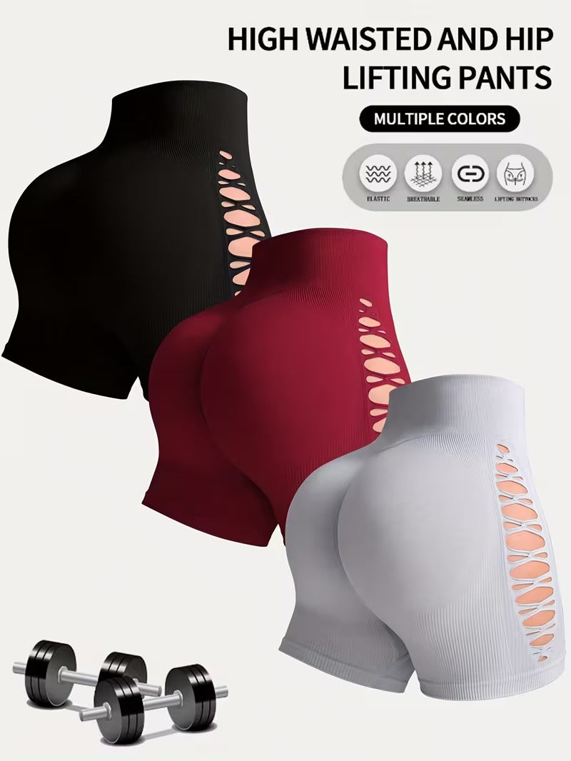Buttlift Women athleisure shorts (Pack of 3) SKU-1007