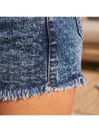 Buttlift Denim Shorts Black and Blue (Pack of 2) SKU-105