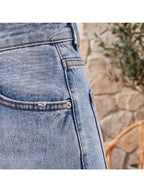 Buttlift Denim Shorts Dark Blue and Light Blue (Pack of 2) SKU-115