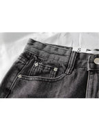 Buttlift Denim Shorts Black and Grey (Pack of 2) SKU-117