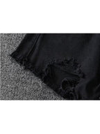 Buttlift Denim Shorts Black and Blue (Pack of 2) SKU-116