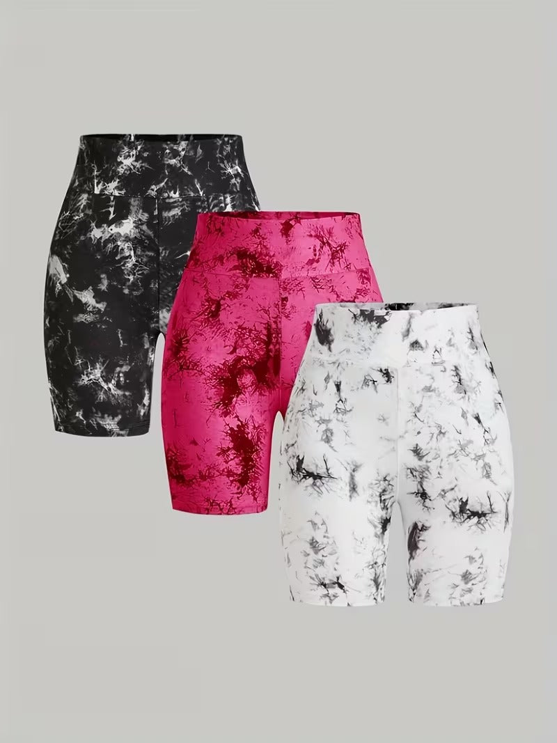 Buttlift Women athleisure shorts (Pack of 3) SKU-1005