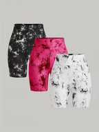 Buttlift Women athleisure shorts (Pack of 3) SKU-1005