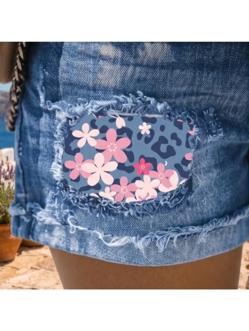 Buttlift Denim Shorts Blue (Pack of 2) SKU-101