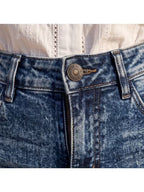 Buttlift Denim Shorts Dark Blue and Light Blue (Pack of 2) SKU-115